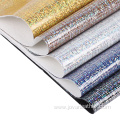 Glitter Pu Faux Leather Fabric For Shoes Bags